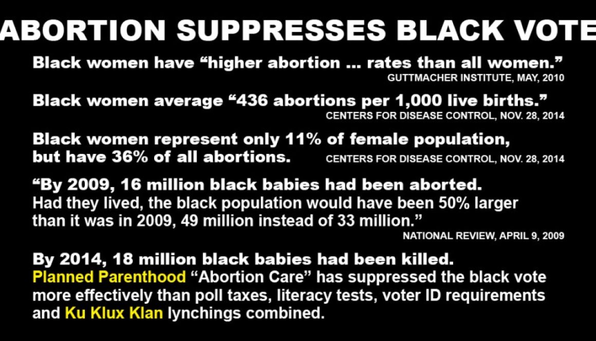 LowRes Black Focus - Suppresses Vote
